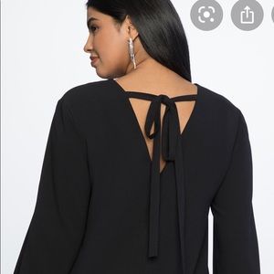 Black Eloquii A-line dress